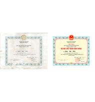 Phục hồi bằng khen cực khó giá 600.000, chưa khung.