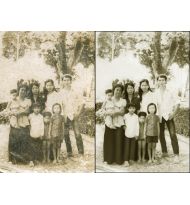Hình 5 người trắng đen nguyên gốc [20x30] giá 800.000 chưa khung