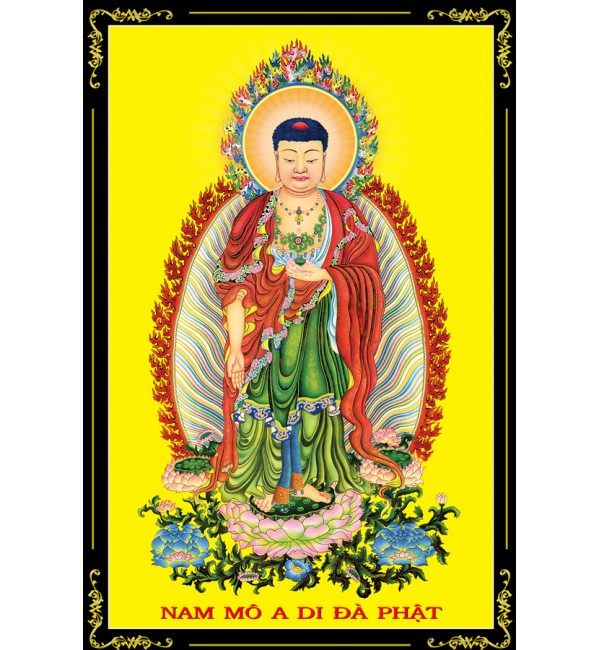 Tranh A DI ĐÀ PHẬT - Tranh in ép gỗ , in trên vải canvas , in trên Phim , in PiPi...nhiều kích thước